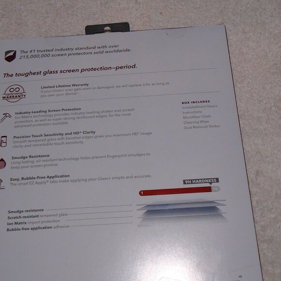 Zagg Invisible Shield Glass + Shield for 11" iPad Pro Gen. 1 & 2 - Picture 5 of 15